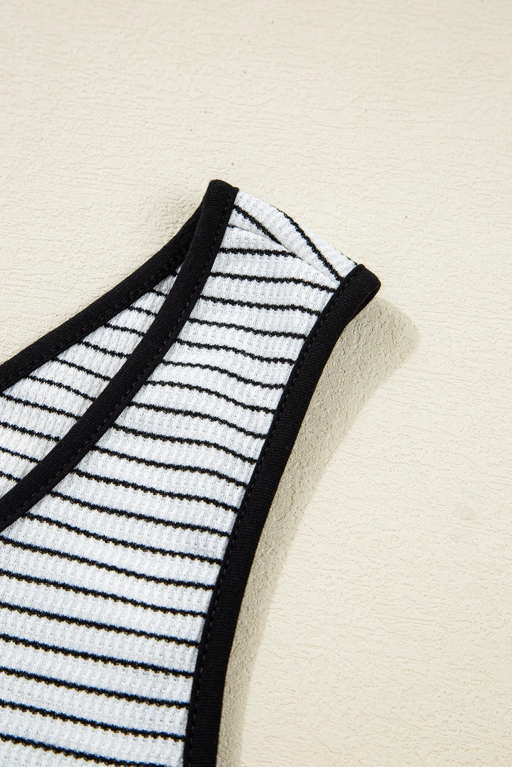 Criss Cross Back Striped Midi Dress