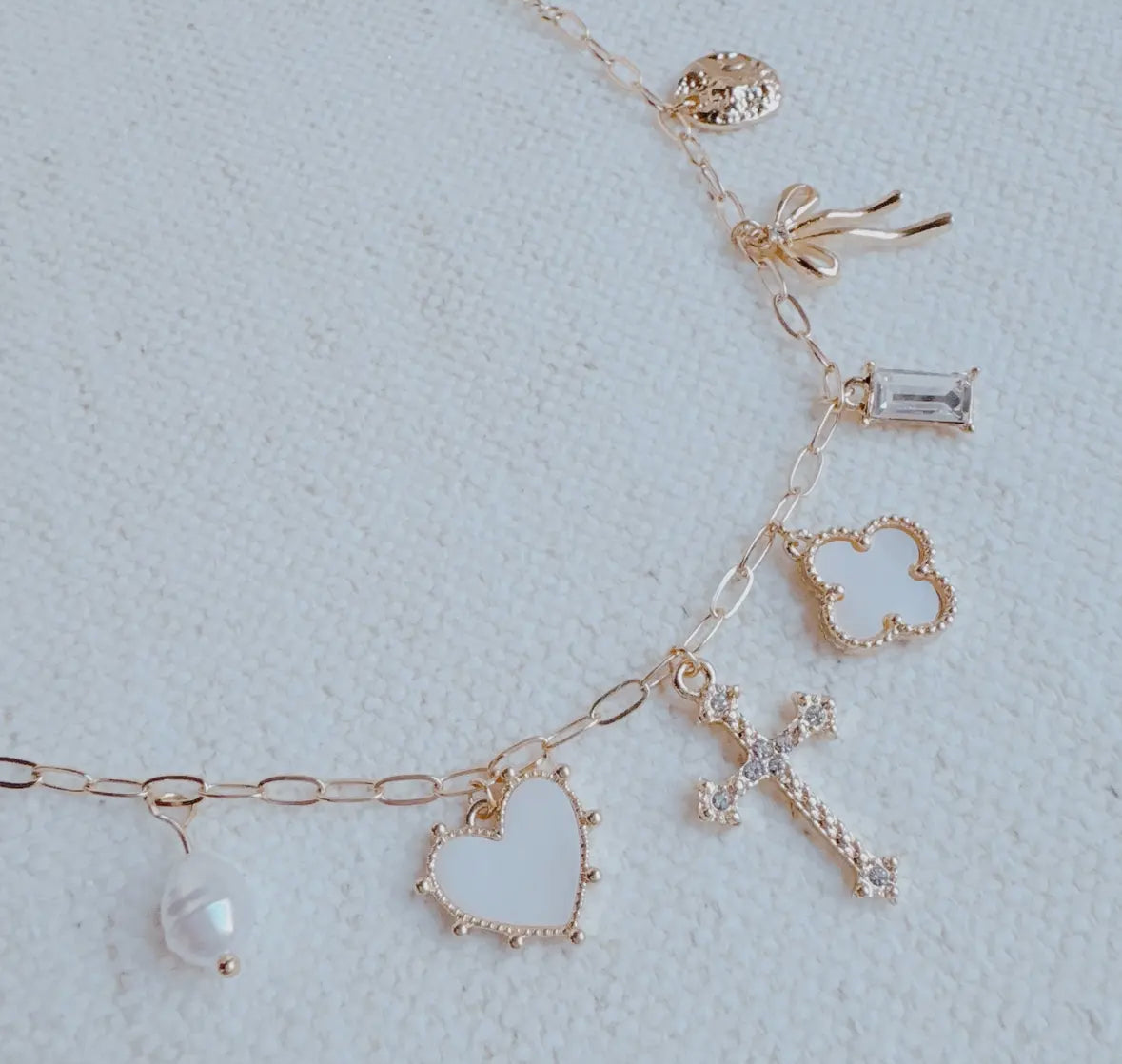 Cross Charm Bracelet