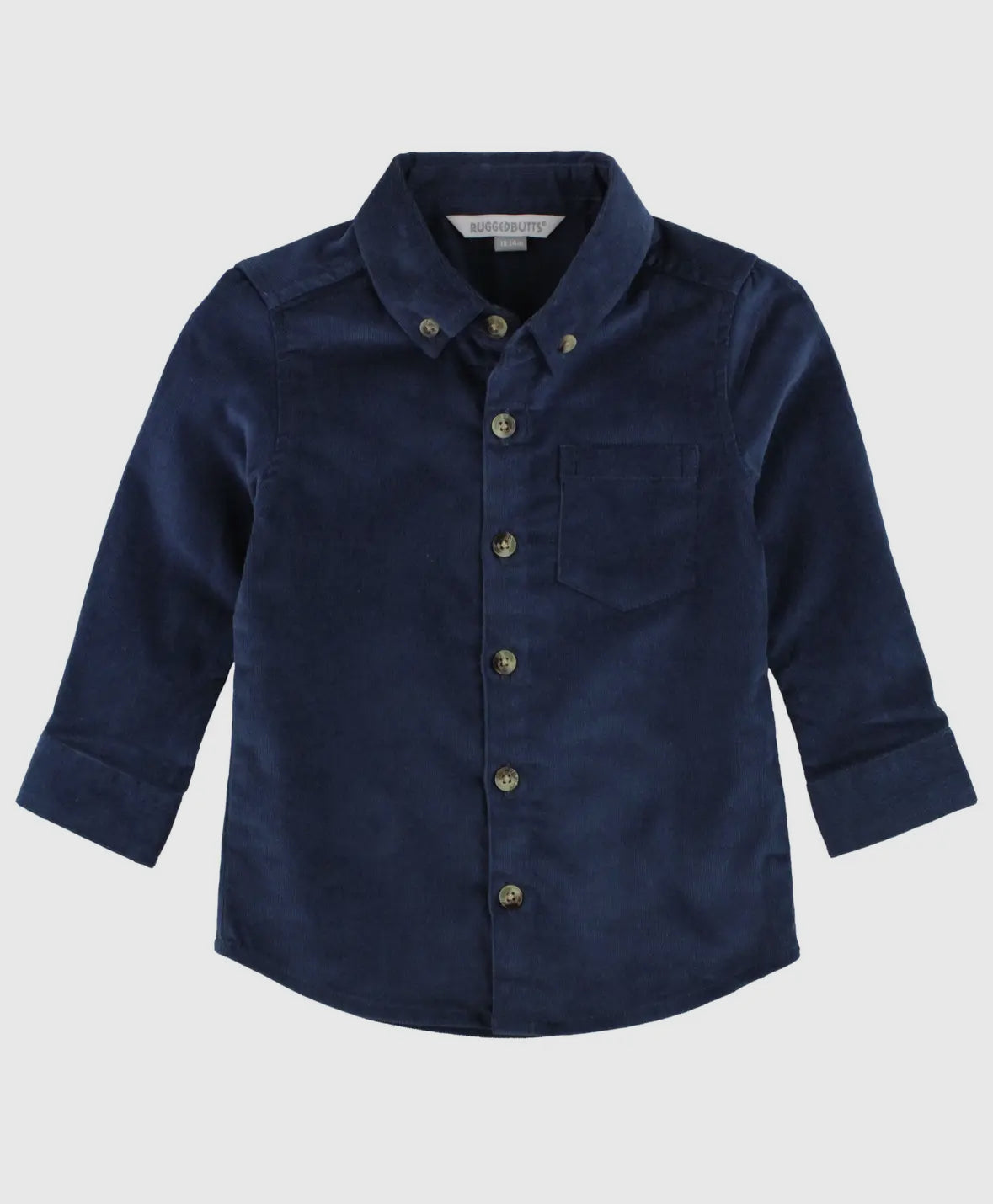 Boys Corduroy Stretch Button Up