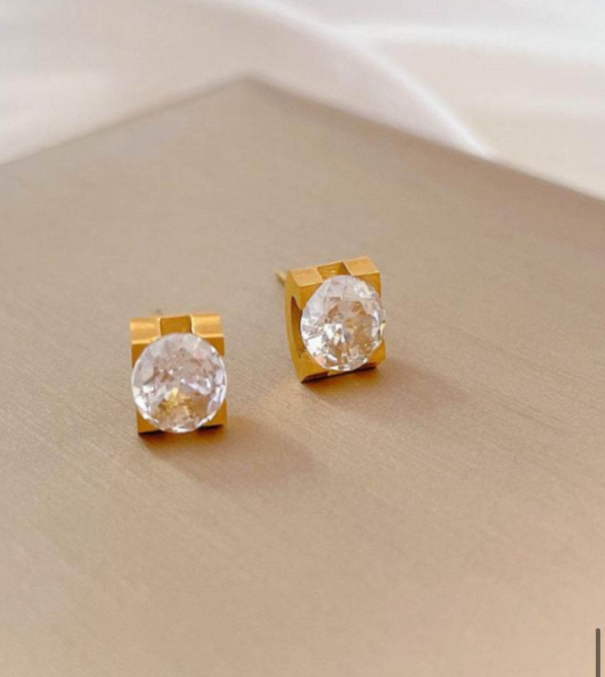 Diamond Statement Studs