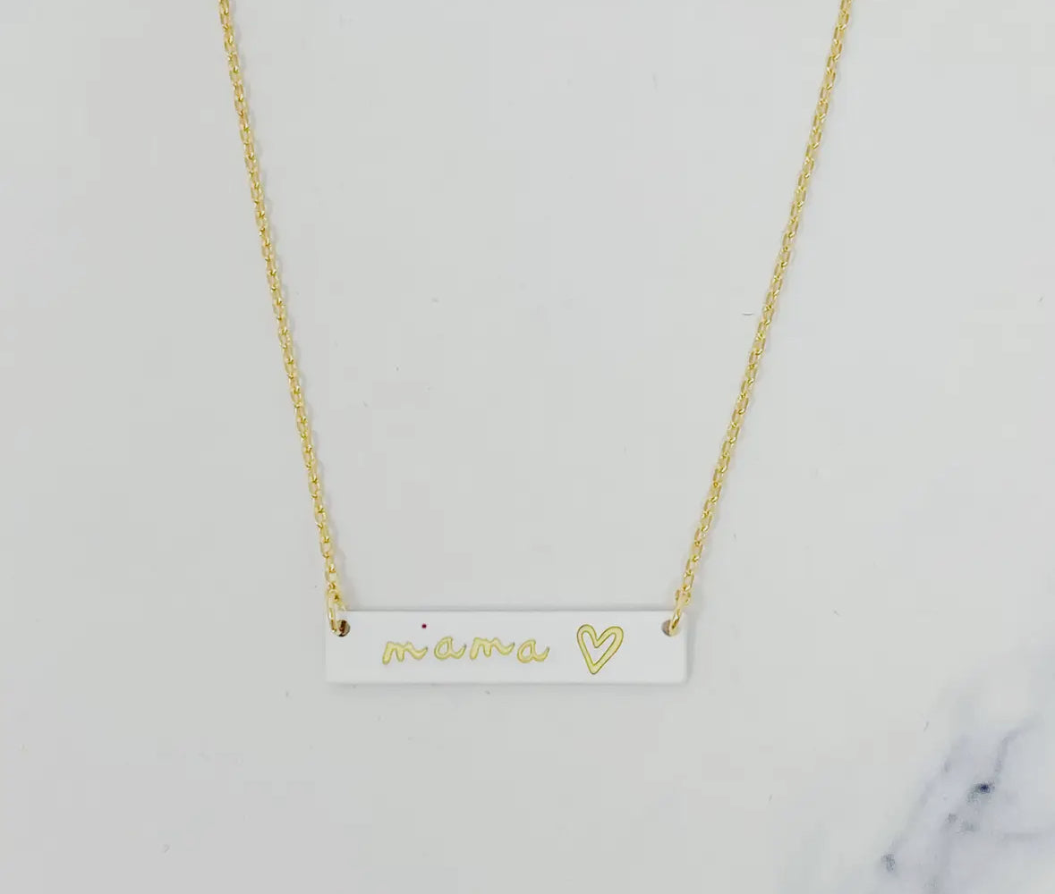 Mama Bar Necklace