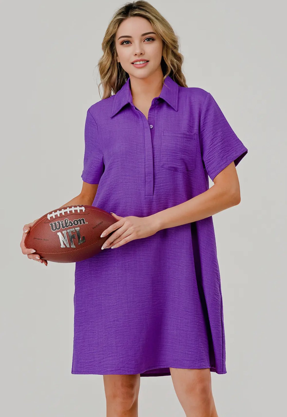 Ellie Purple Shift Dress