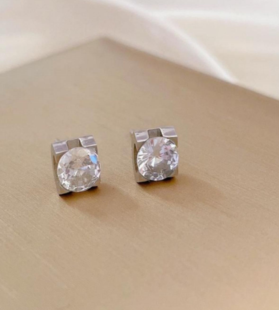 Diamond Statement Studs