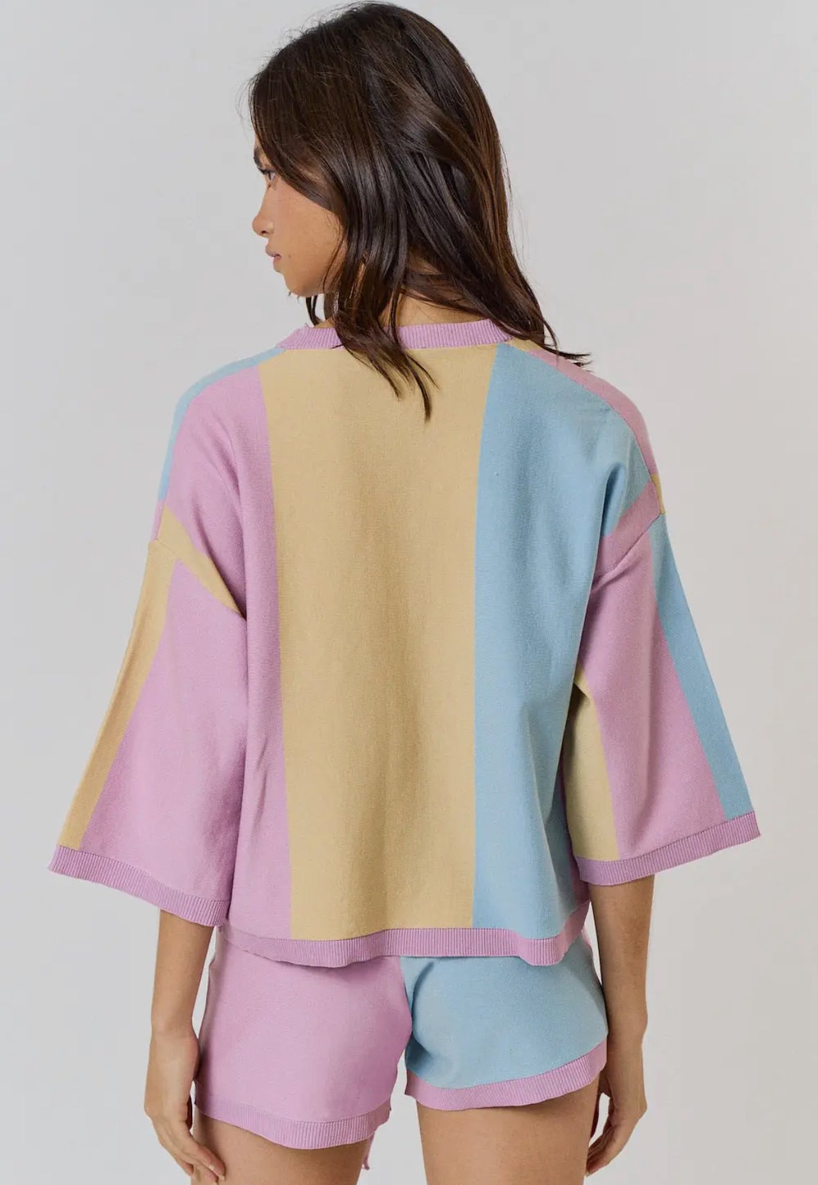 Spring Colorblock Top + Bottom Set