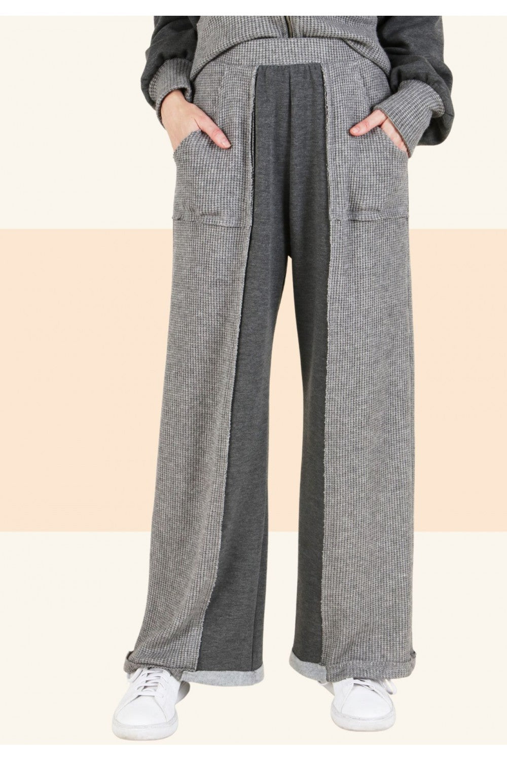 Terry Waffle Pocket Jogger