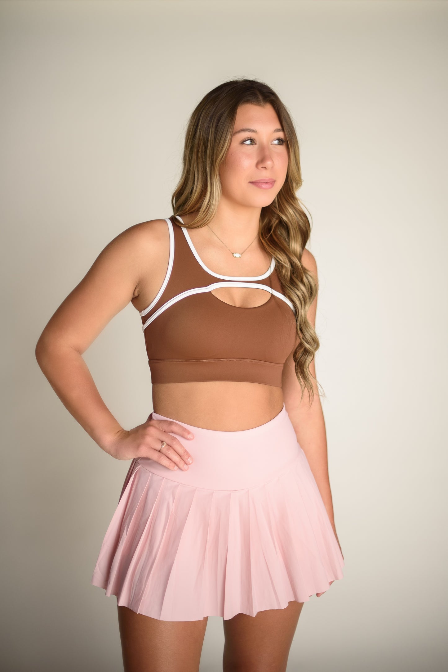The Kaelor Peek-a-Boo Sports Bra