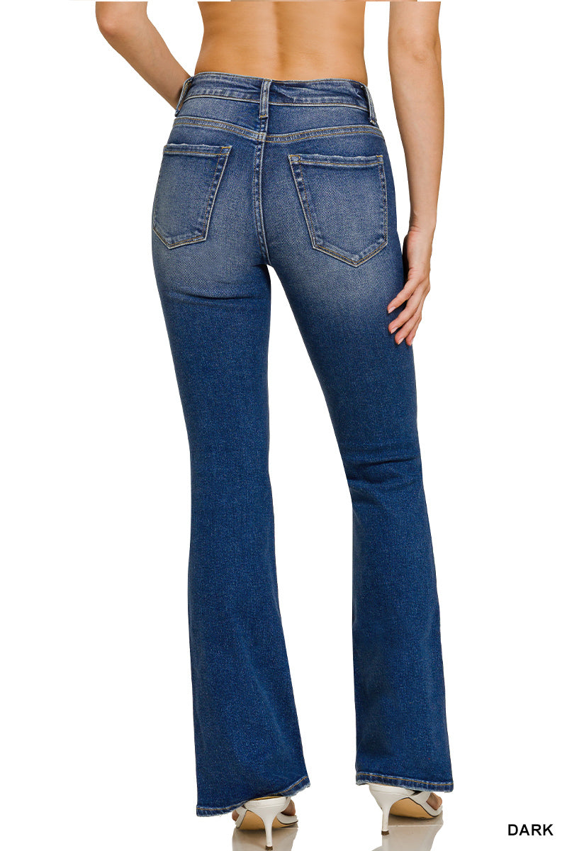 Dark Wash Bootcut Denim Jeans