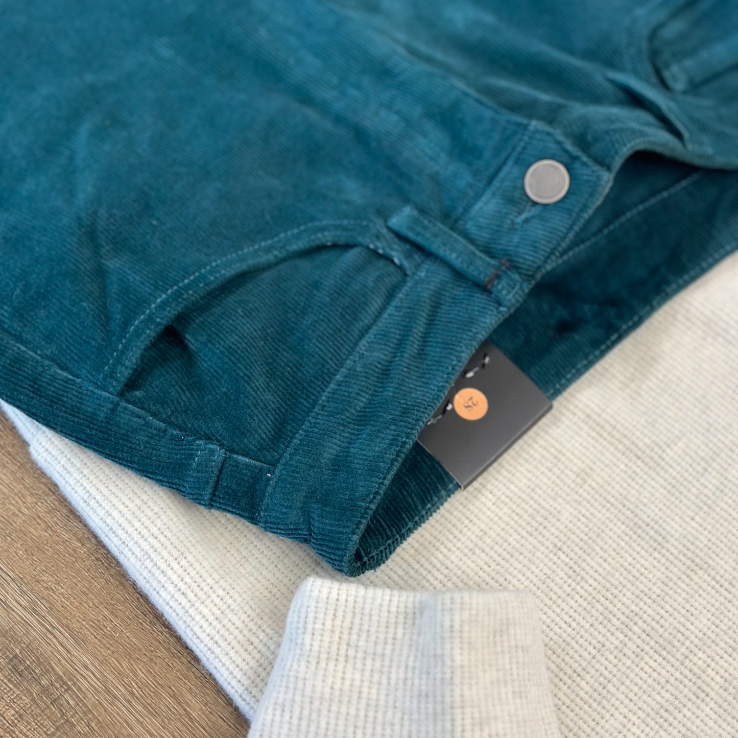 JBD Straight Leg Emerald Corduroy Pants