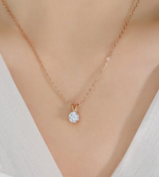 Ring Setting Necklace