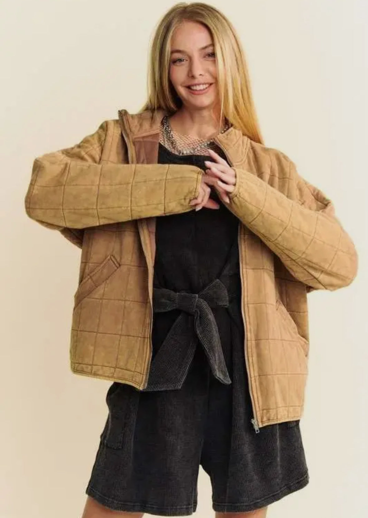 Quilted Soft Relaxed Jacket