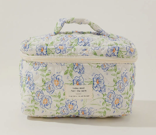 Quilted Cosmetic Bag