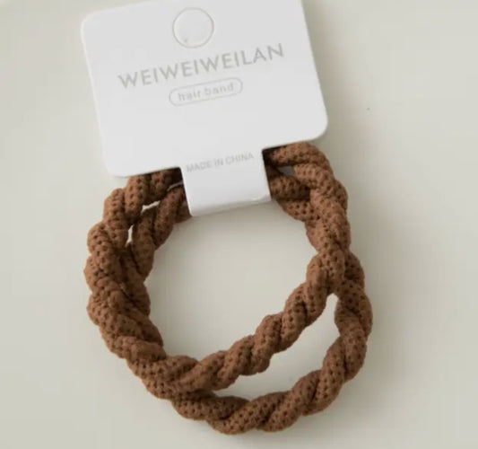Coffee Highly Elastic Hair Tie