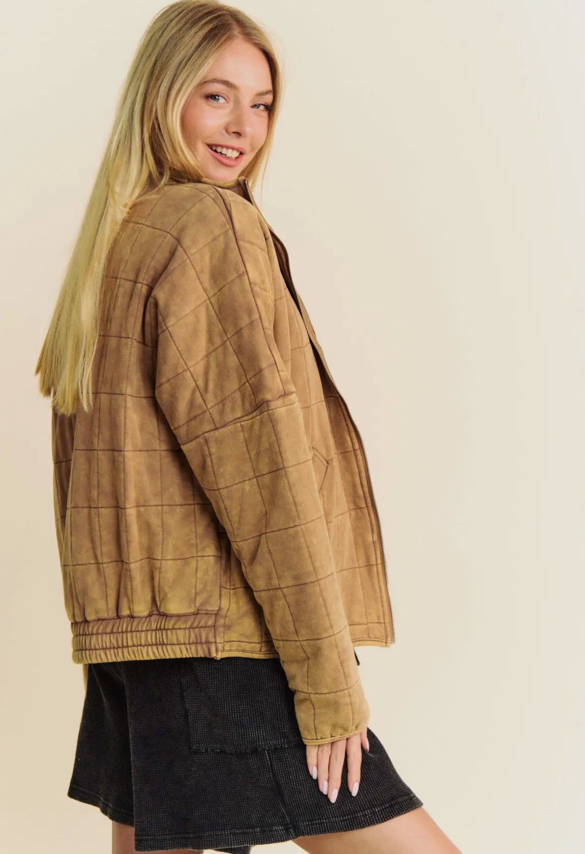 Quilted Soft Relaxed Jacket