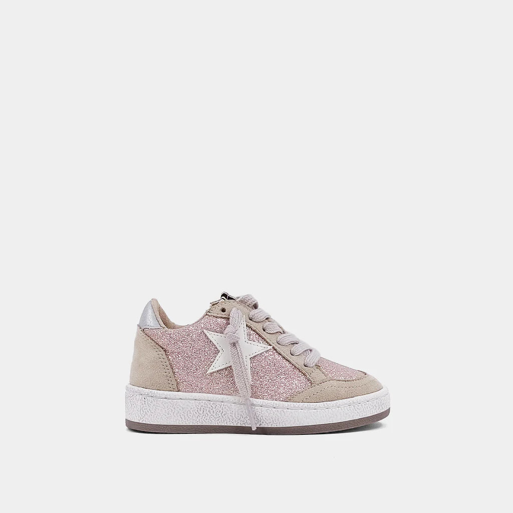 Kids Paz Champagne Glitter Sneaker