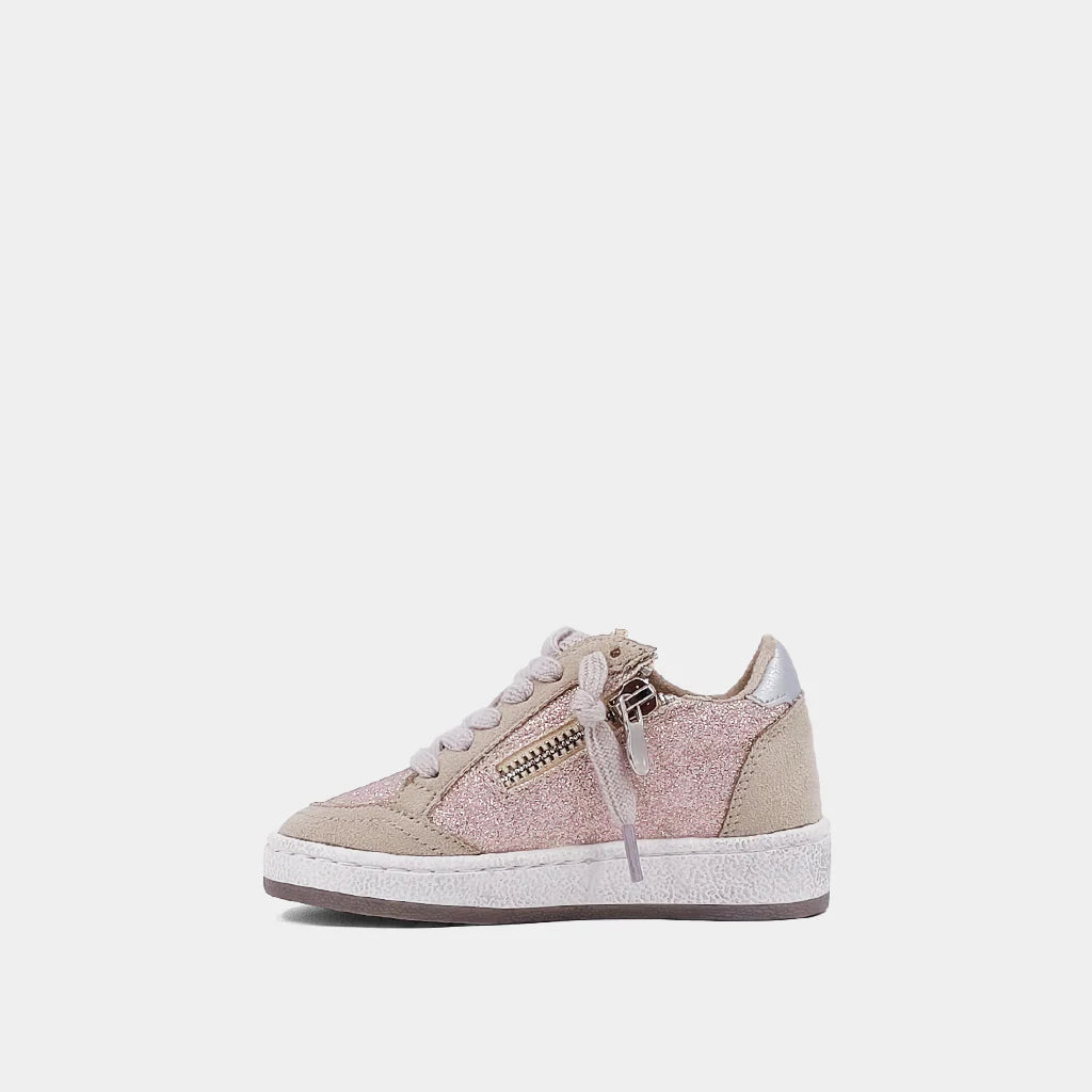 Kids Paz Champagne Glitter Sneaker