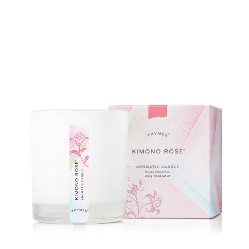 Kimono Rose Poured Candle