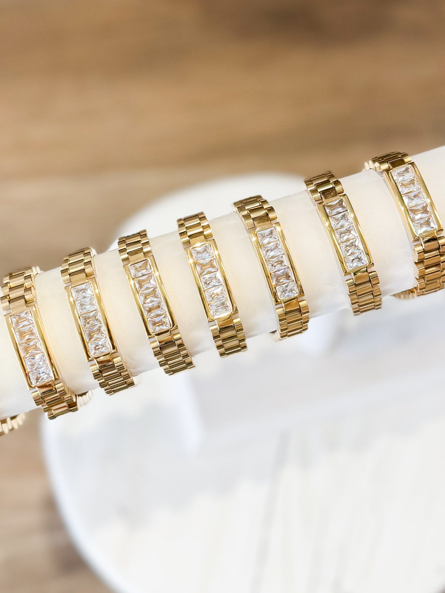 Diamond Accent Watch Band Bracelet