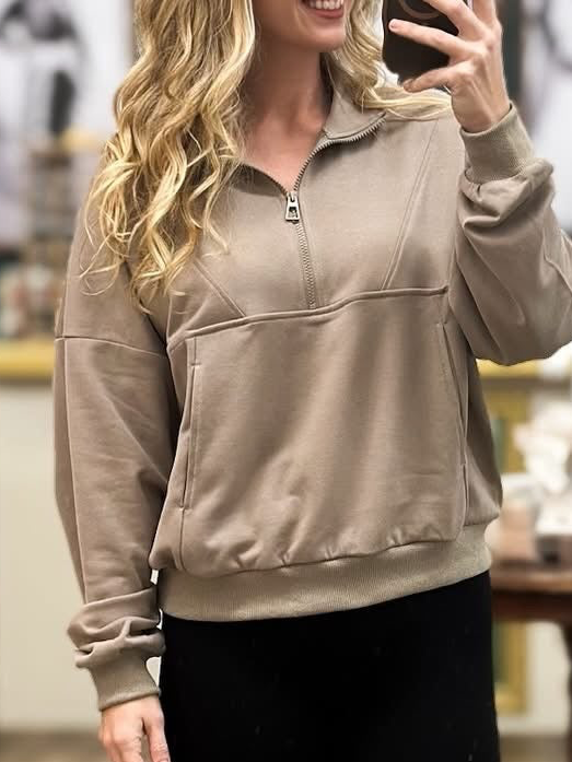 The Kaelor Cozy Half Zip Pullover