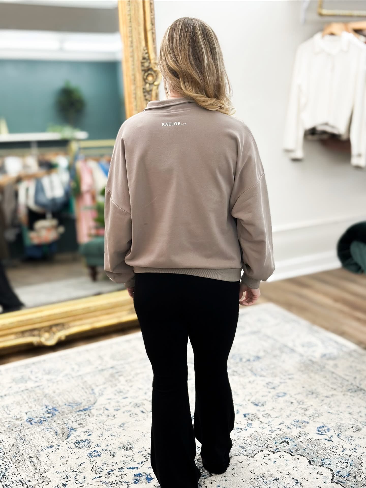 The Kaelor Cozy Half Zip Pullover