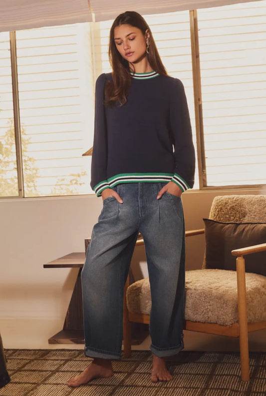 Mock Neck Knit Top